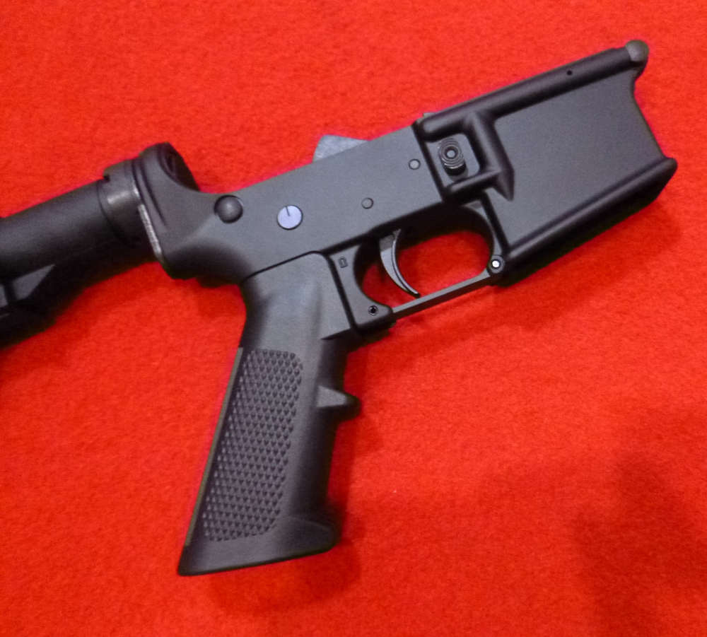 AR15 Complete Retro Lower Receiver with M4 Stock-img-7