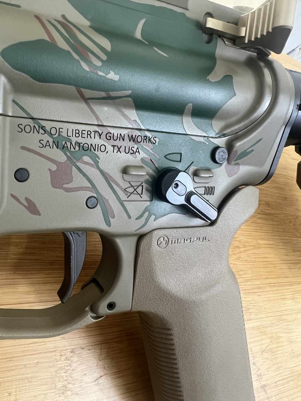 SOLGW SONS OB1 Craighead Signature Pistol 11.5” “Bush Camo” 5.56 P3 Barrel -img-10