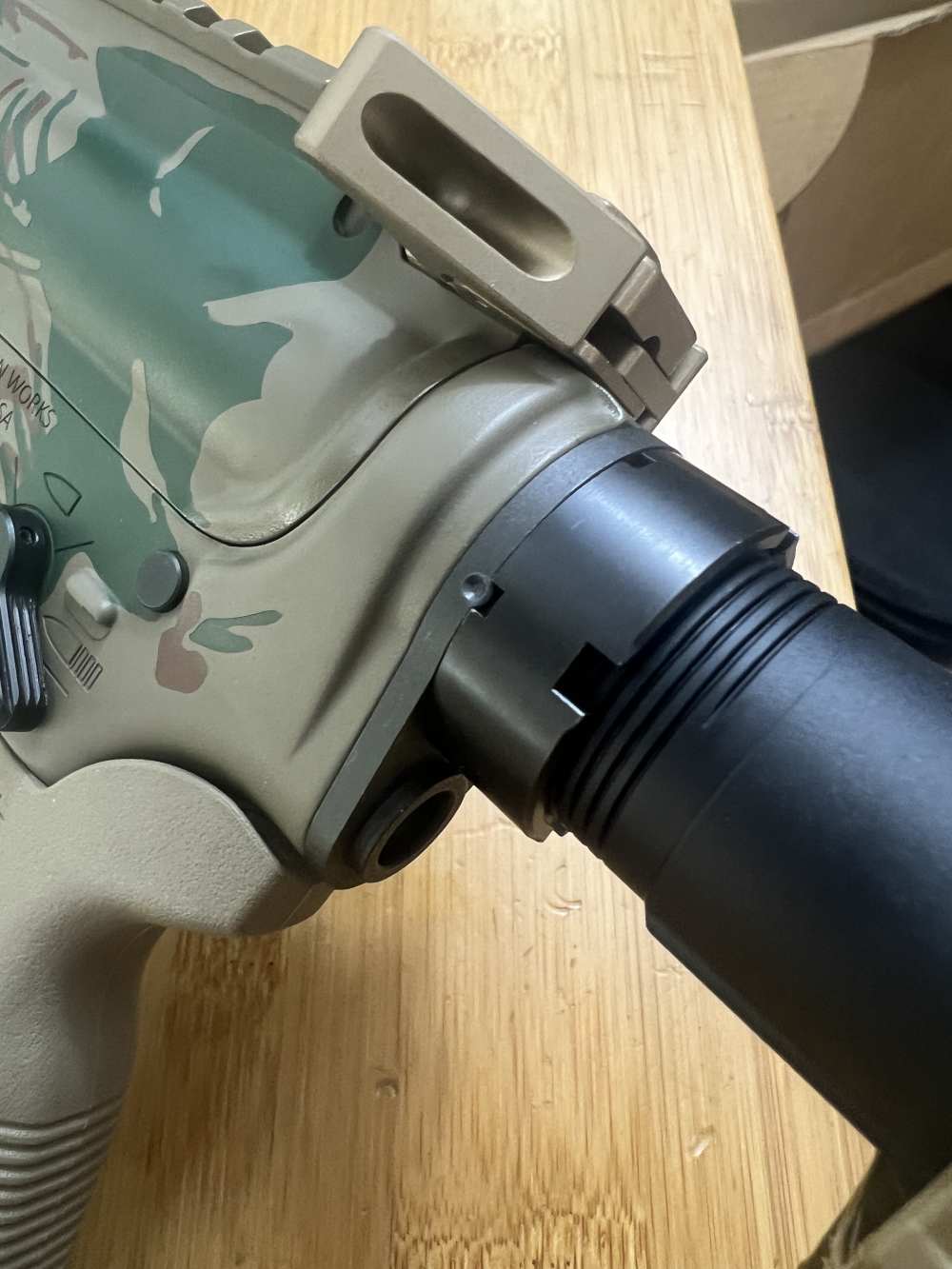 SOLGW SONS OB1 Craighead Signature Pistol 11.5” “Bush Camo” 5.56 P3 Barrel -img-18