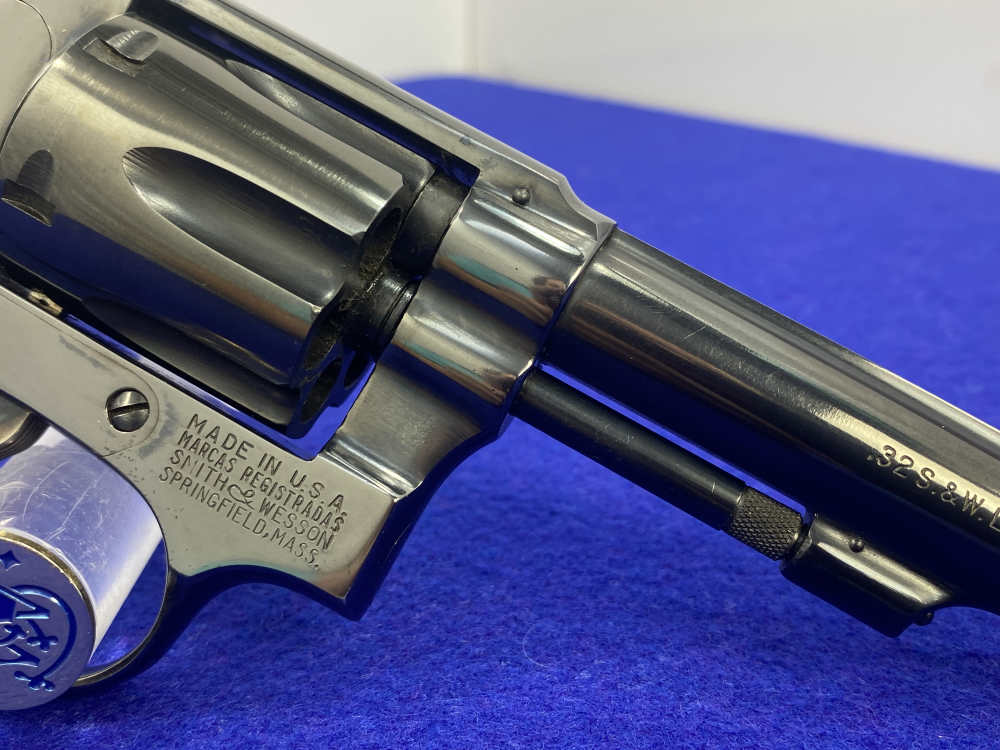 1971 Smith Wesson Model 31-1 .32 S&W Long Blued 4" *6-SHOT POLICE REVOLVER*-img-14