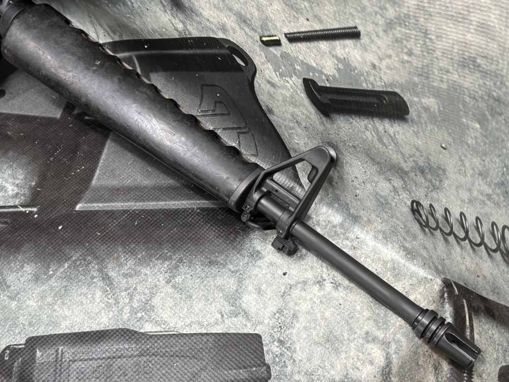 Intl Harvester M16A1 Colt clone retro 5.56 20" US GI furn rack # FRT option-img-25