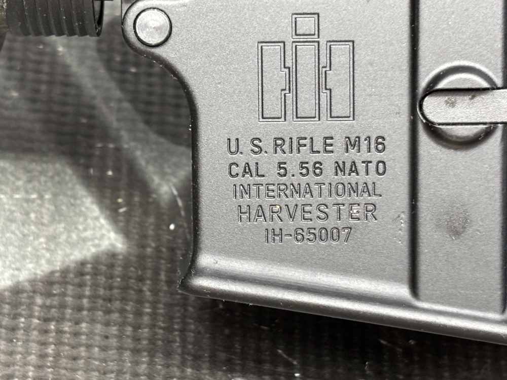 Intl Harvester M16A1 Colt clone retro 5.56 20" US GI furn rack # FRT option-img-3