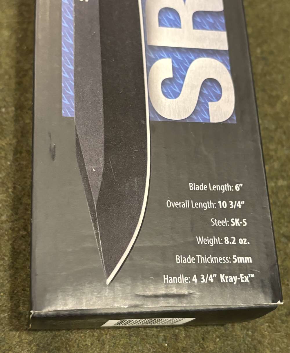New Old Stock - Cold Steel SRK Knife and Kydex Sheath - Excellent Condition-img-59