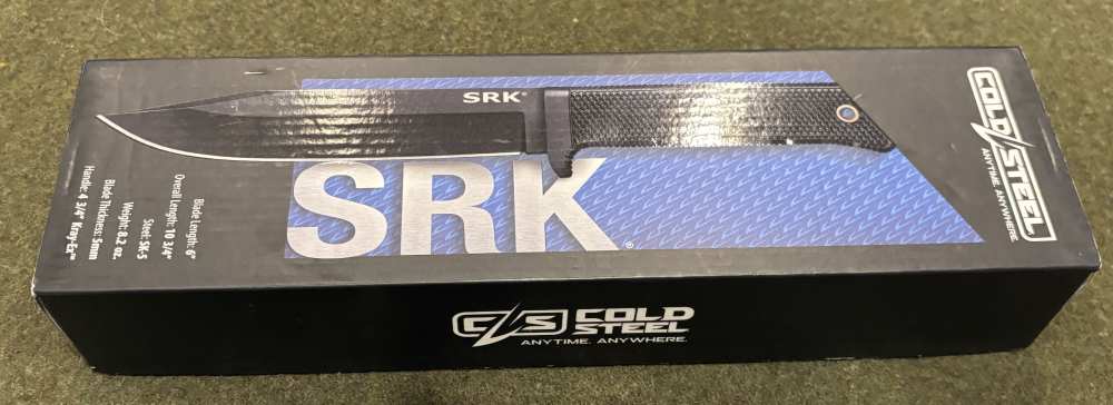 New Old Stock - Cold Steel SRK Knife and Kydex Sheath - Excellent Condition-img-55
