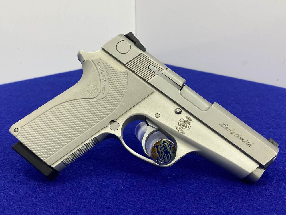 1991 Smith Wesson 3913 LadySmith 9mm Stainless 3.5" *3RD GEN SINGLE-STACK*-img-10