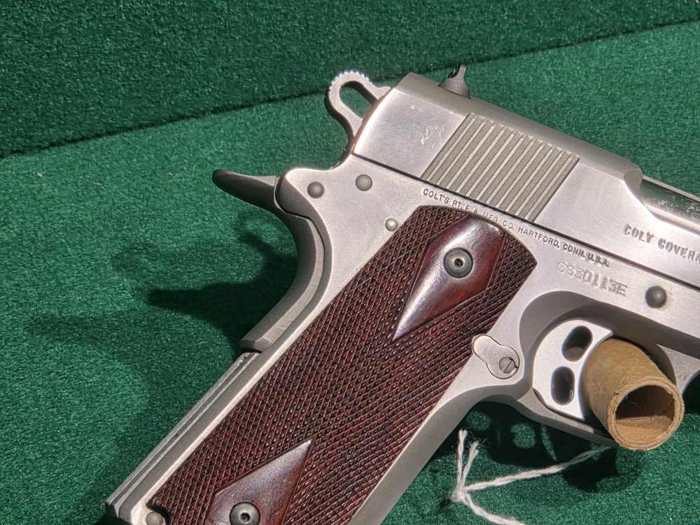 Colt 1911 Government 45 ACP Stainless Steel-img-4