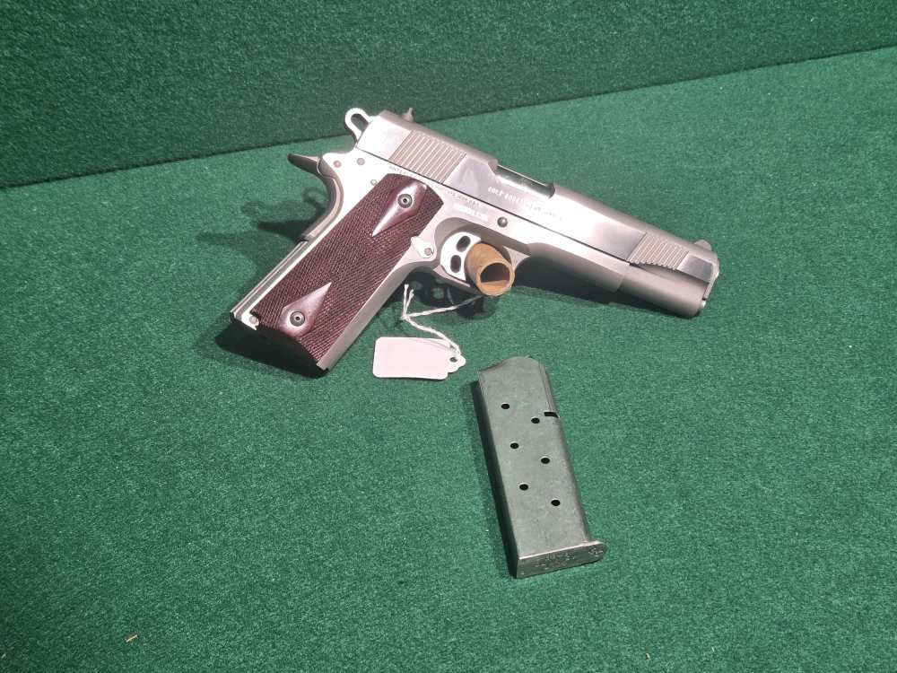 Colt 1911 Government 45 ACP Stainless Steel-img-1