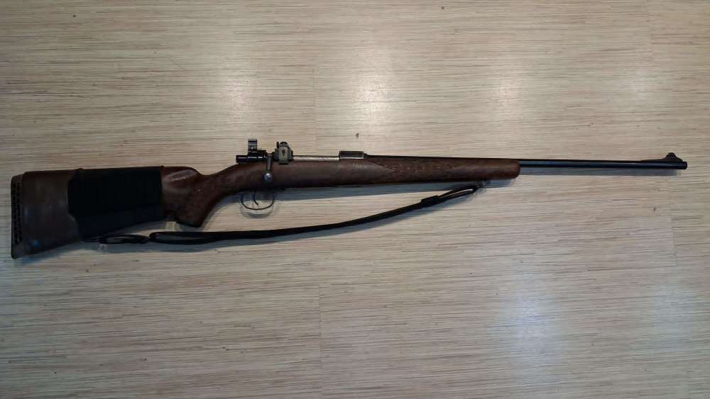 MAUSER K98 8MM RAM-LINE SPORTER STOCK LYMAN PEEP SIGHT NICE!-img-0