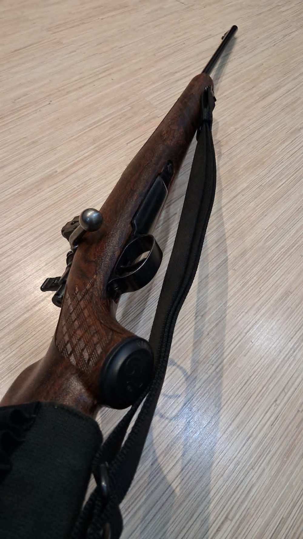 MAUSER K98 8MM RAM-LINE SPORTER STOCK LYMAN PEEP SIGHT NICE!-img-15