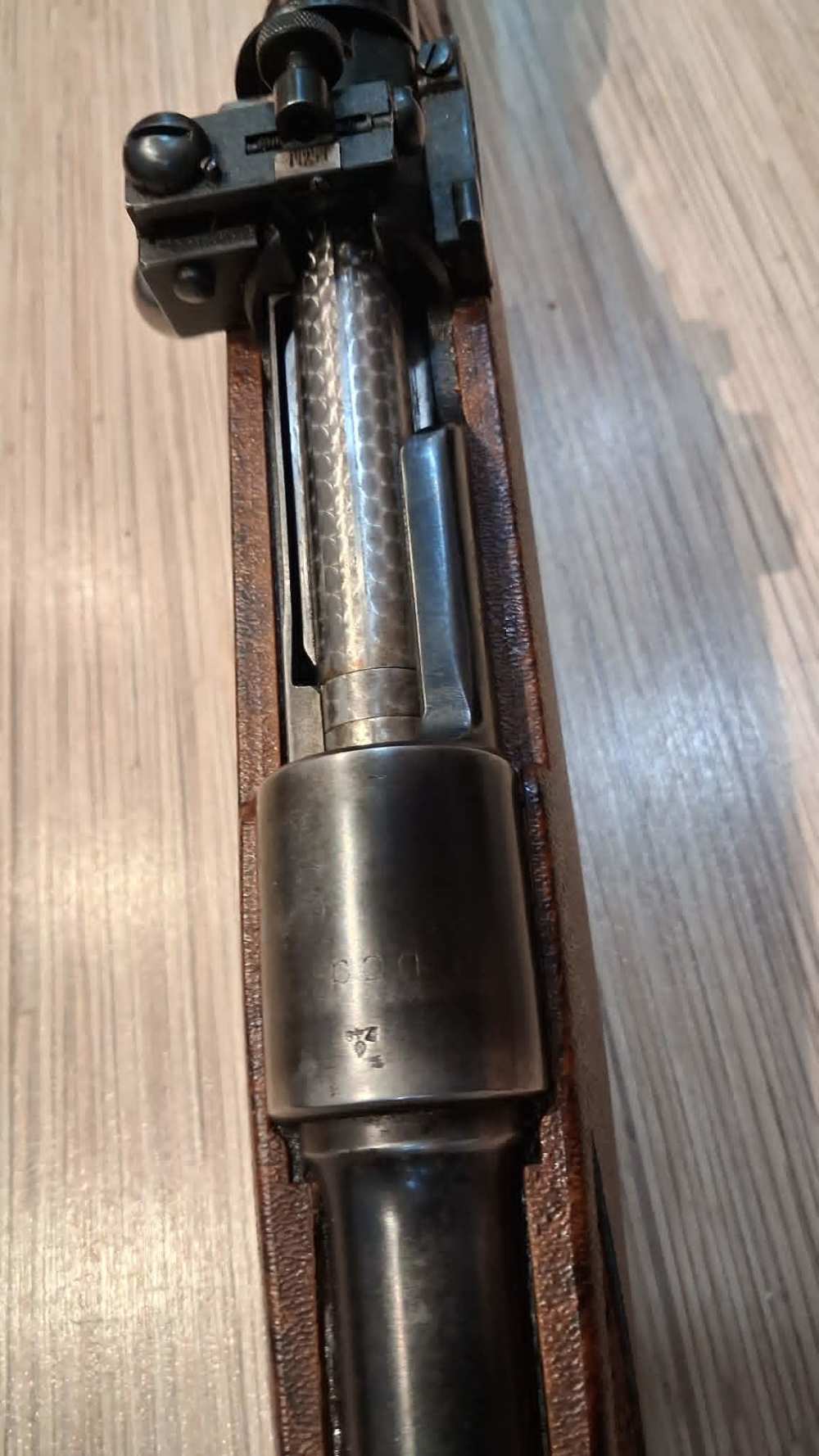 MAUSER K98 8MM RAM-LINE SPORTER STOCK LYMAN PEEP SIGHT NICE!-img-12