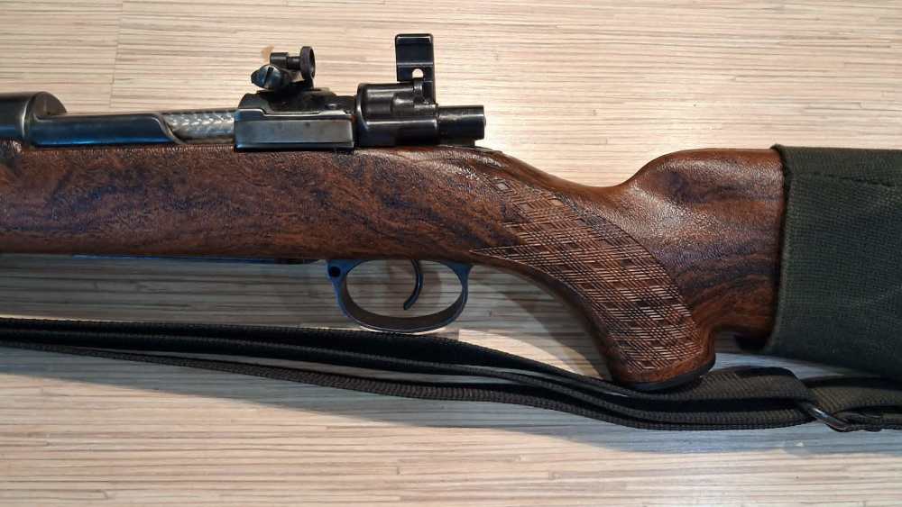 MAUSER K98 8MM RAM-LINE SPORTER STOCK LYMAN PEEP SIGHT NICE!-img-8