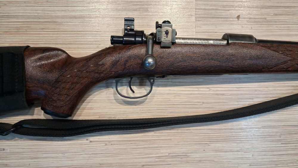 MAUSER K98 8MM RAM-LINE SPORTER STOCK LYMAN PEEP SIGHT NICE!-img-2
