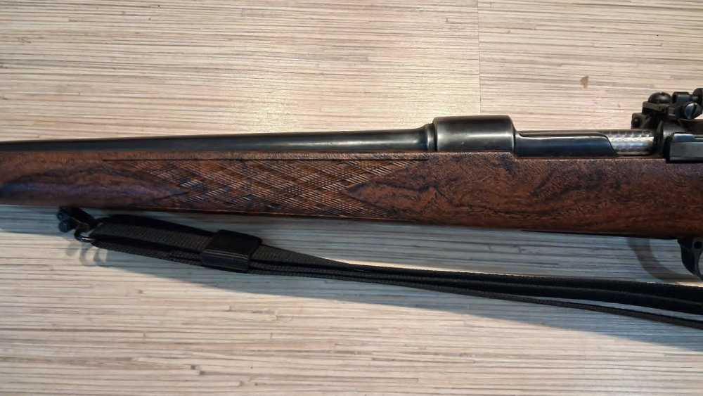 MAUSER K98 8MM RAM-LINE SPORTER STOCK LYMAN PEEP SIGHT NICE!-img-9