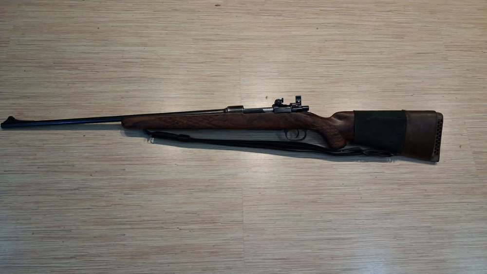 MAUSER K98 8MM RAM-LINE SPORTER STOCK LYMAN PEEP SIGHT NICE!-img-6