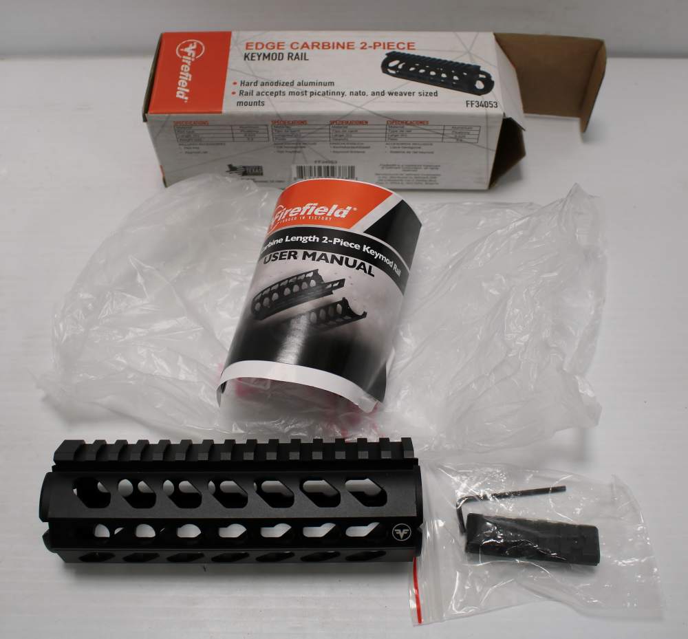 Firefield Edge Carbine 2 Piece Keymod Rail 6.625" - Part# FF34053-img-1