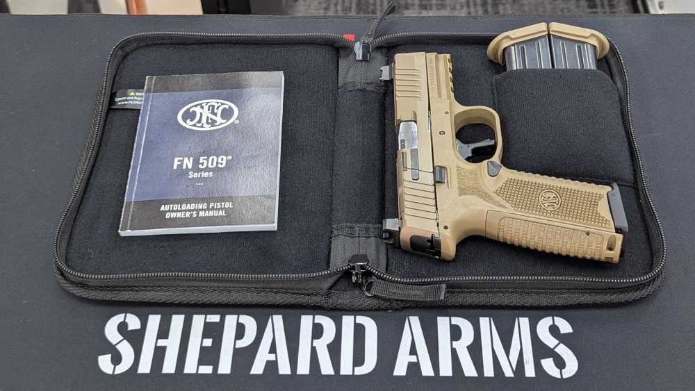 FN 509 Fullsize MRD – 9mm – Flat Dark Earth | OEM Flat Face Trigger Upgrade-img-10