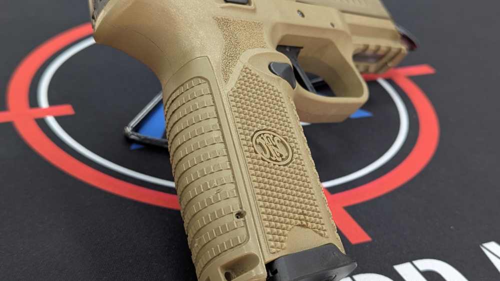 FN 509 Fullsize MRD – 9mm – Flat Dark Earth | OEM Flat Face Trigger Upgrade-img-6