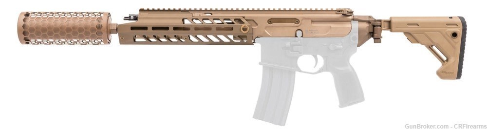 New Sig Sauer MCX-SURG Suppressed Upper Receiver Group 11" 5.56NATO FDE-img-1