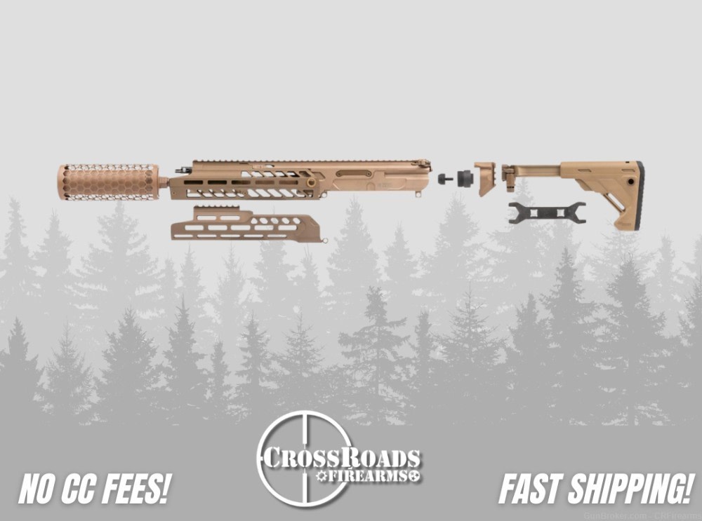New Sig Sauer MCX-SURG Suppressed Upper Receiver Group 11" 5.56NATO FDE-img-0