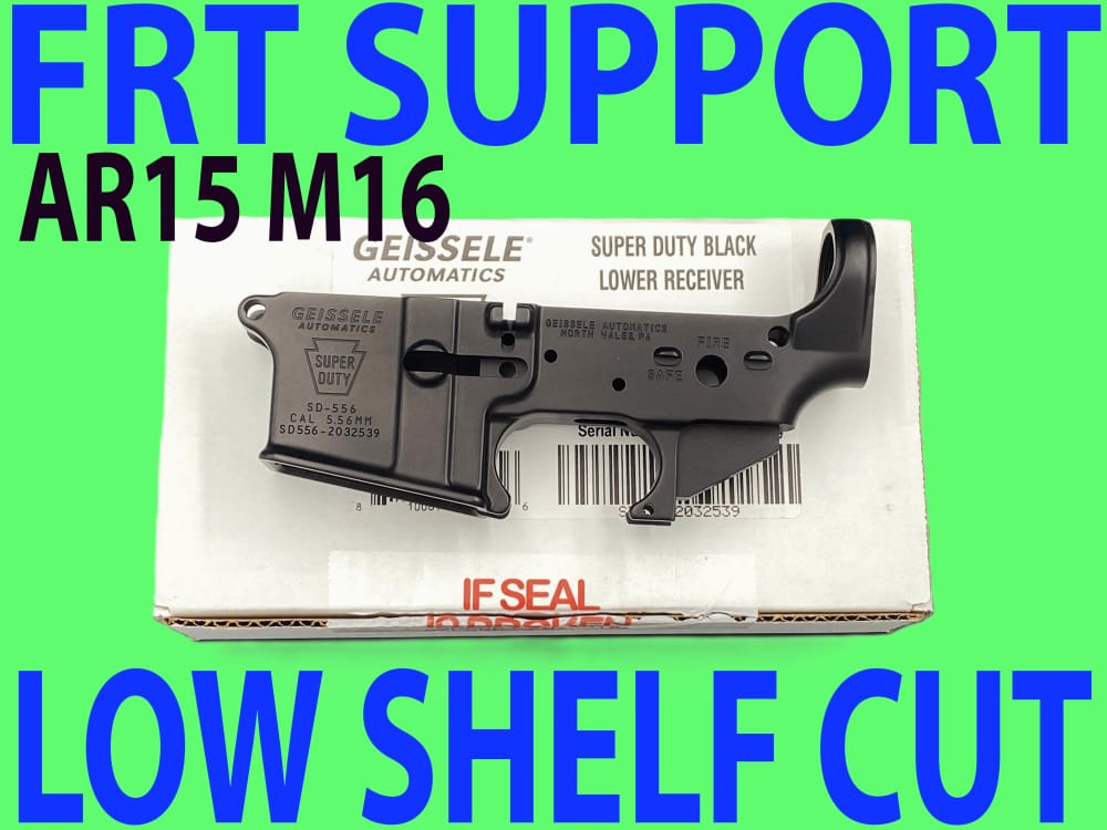Geissele Lower Receiver Super Duty M16 Black Low Shelf Cut ( FRT Support)-img-0