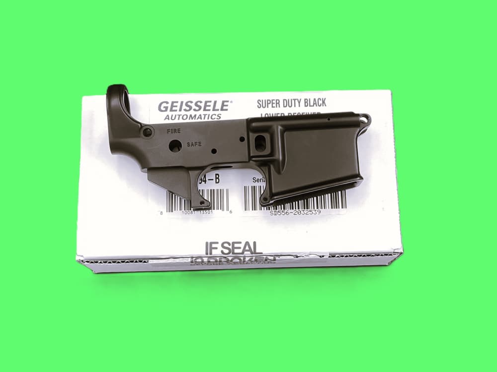 Geissele Lower Receiver Super Duty M16 Black Low Shelf Cut ( FRT Support)-img-2