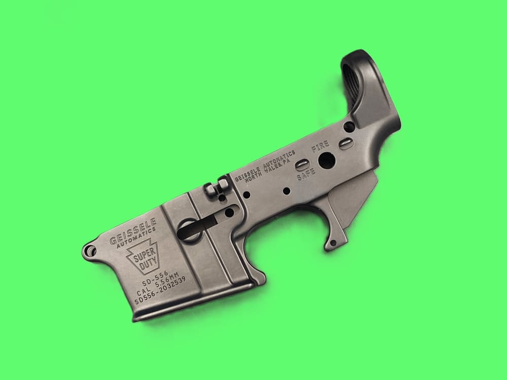 Geissele Lower Receiver Super Duty M16 Black Low Shelf Cut ( FRT Support)-img-1
