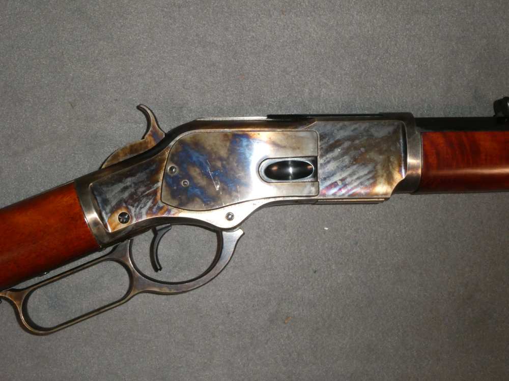 Very Fine Uberti Winchester Model 1873 Rifle, .44-40 Win.-img-0