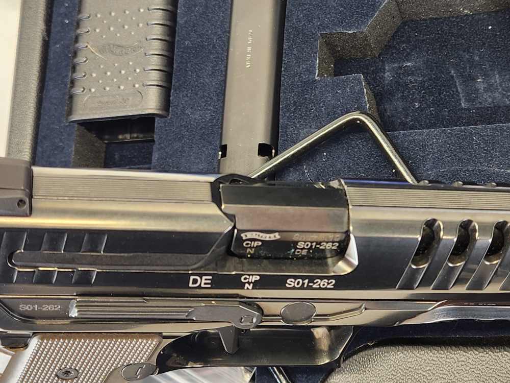 Walther PPQ Q5 Match Steel Frame Meister Manufakur Black Diamond -img-27