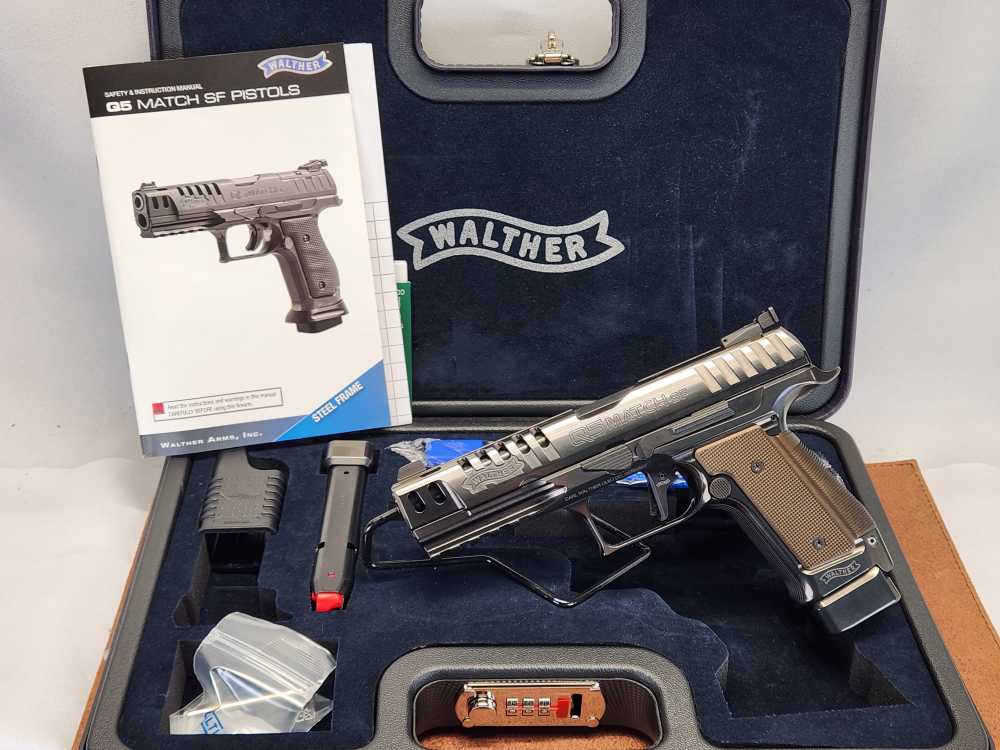 Walther PPQ Q5 Match Steel Frame Meister Manufakur Black Diamond -img-0