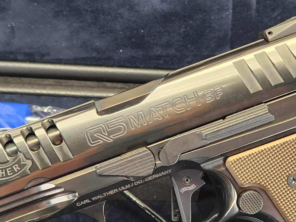 Walther PPQ Q5 Match Steel Frame Meister Manufakur Black Diamond -img-1