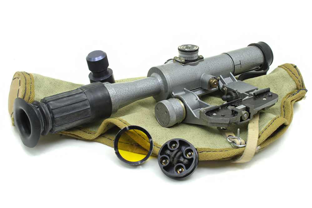 POSP 4x24 Side Mount Scope w/ Case for PSL, Dragunov, SVD, with Side Rail-img-3