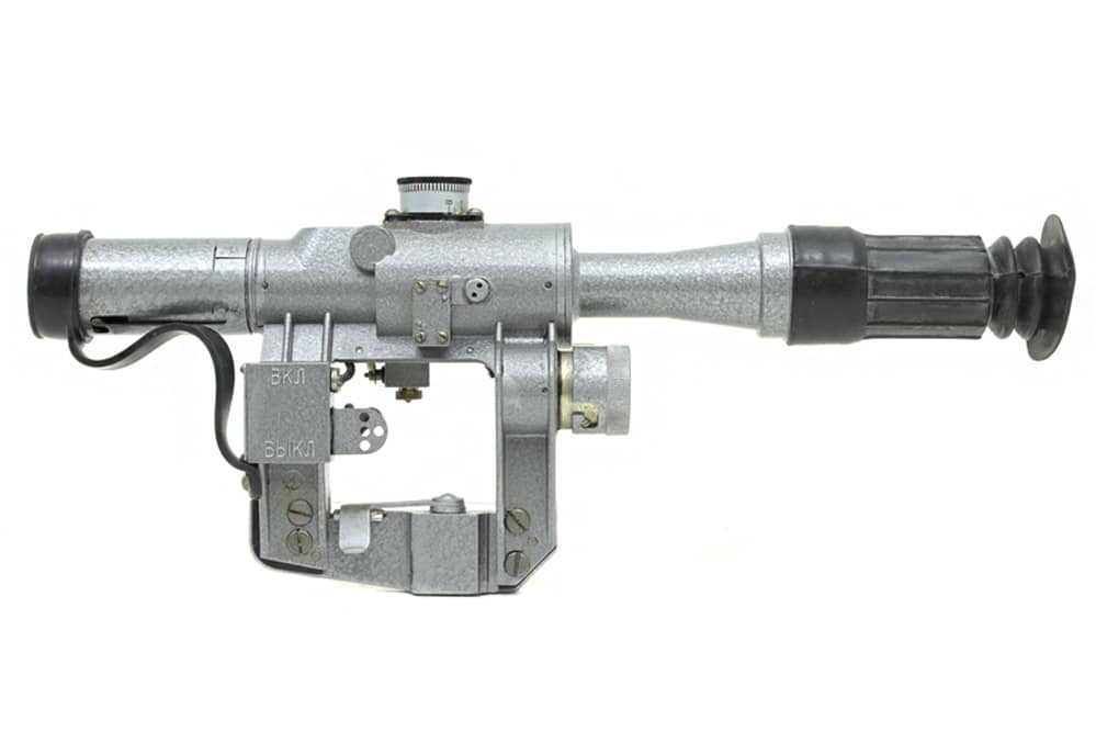 POSP 4x24 Side Mount Scope w/ Case for PSL, Dragunov, SVD, with Side Rail-img-0