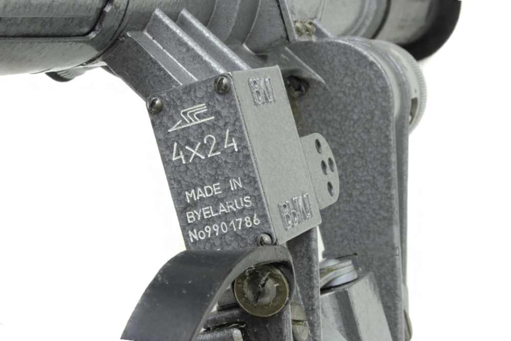 POSP 4x24 Side Mount Scope w/ Case for PSL, Dragunov, SVD, with Side Rail-img-2
