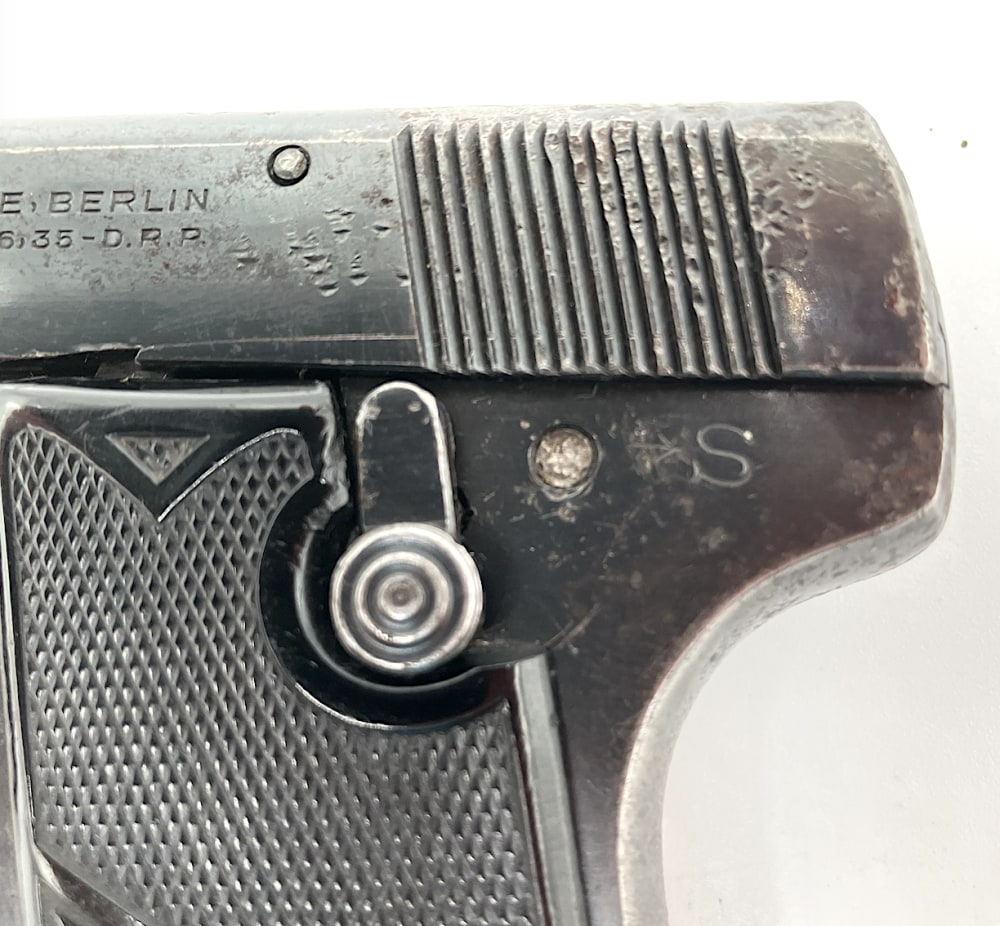 LIGNOSE "EINHAND" Model 3A (German-made in 1927) With TWO Steel Mags.-img-3