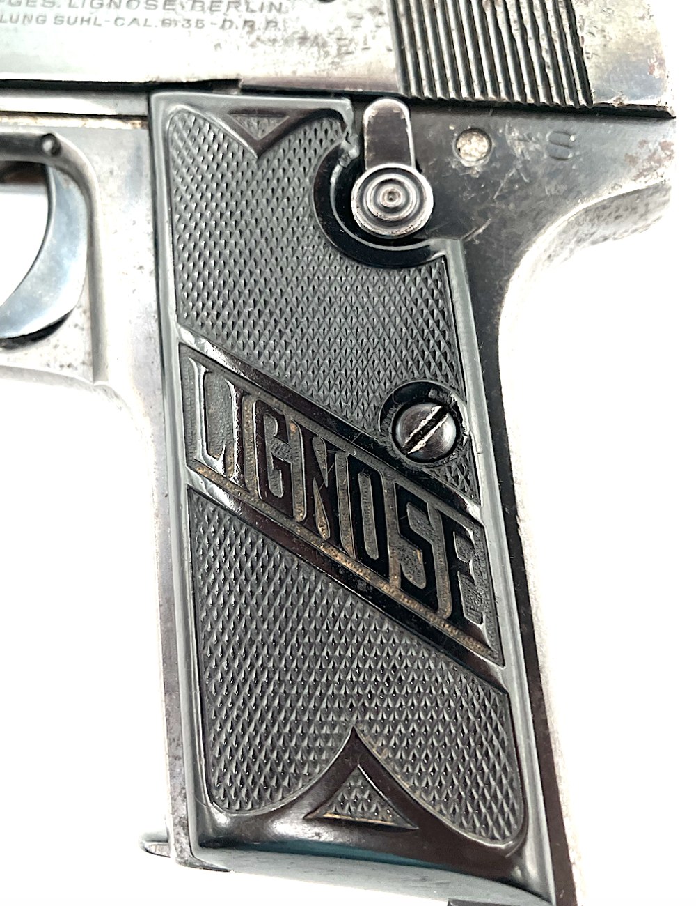 LIGNOSE "EINHAND" Model 3A (German-made in 1927) With TWO Steel Mags.-img-1