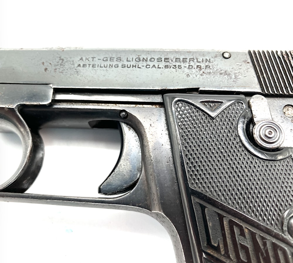 LIGNOSE "EINHAND" Model 3A (German-made in 1927) With TWO Steel Mags.-img-2