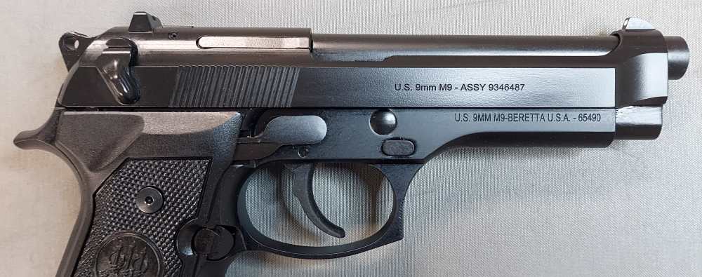Beretta M9 Semi-Auto Pistol 9mm 4.9" Barrel 15 Rounds J92M9A0M-img-4
