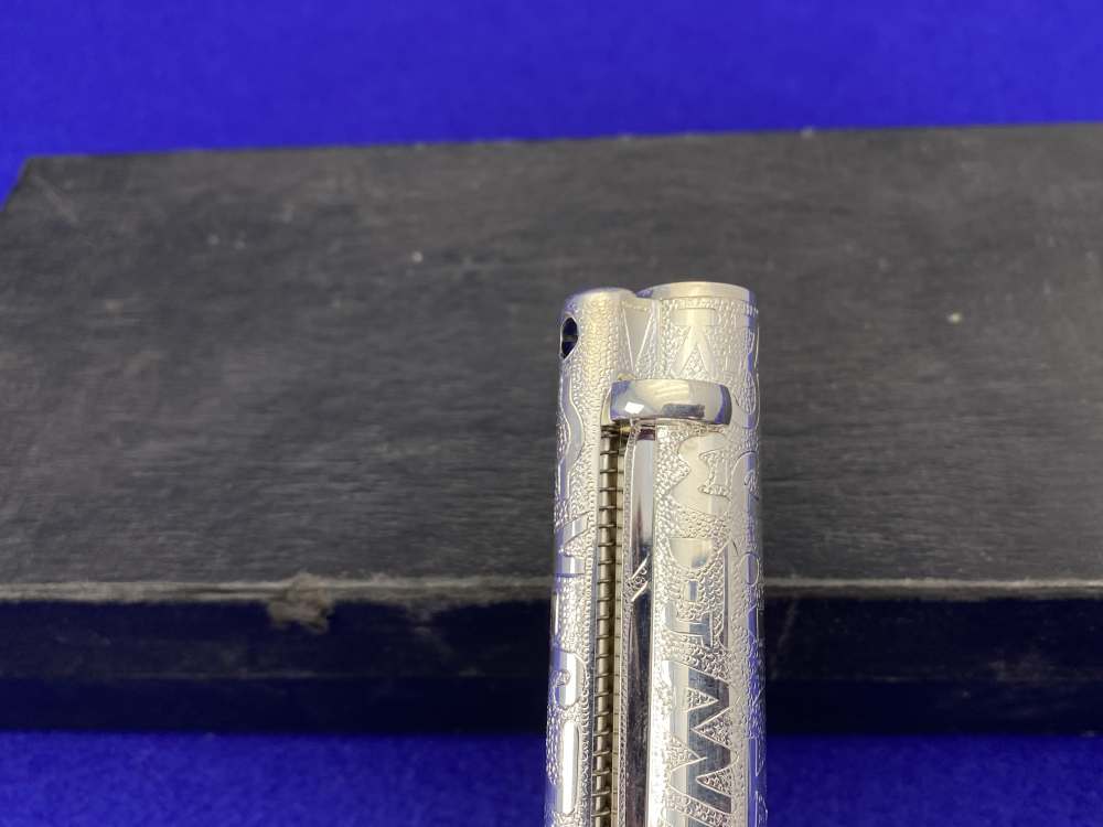 *KELLY LASTER CATTLE BRAND ENGRAVED* USFA SAA Silver Plated & Fire Blue .45-img-47