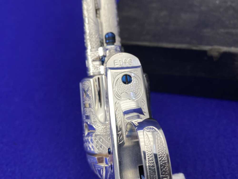 *KELLY LASTER CATTLE BRAND ENGRAVED* USFA SAA Silver Plated & Fire Blue .45-img-42