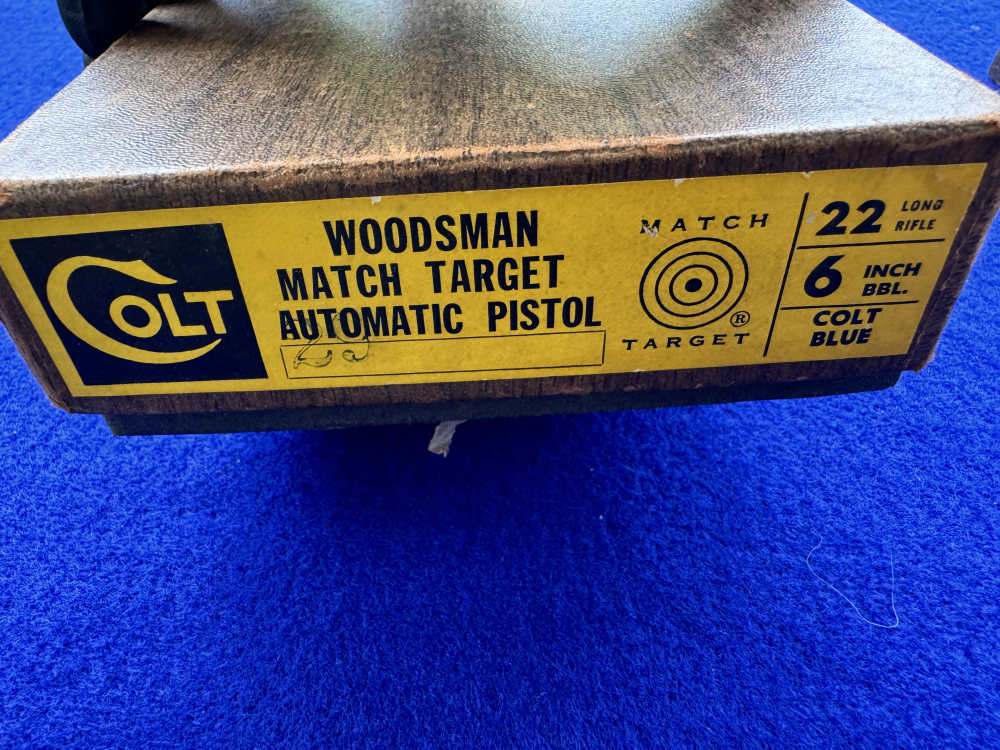 1957 In Box Colt Woodsman Match Target Model 3rd Series .22LR Heavy Barrel-img-36