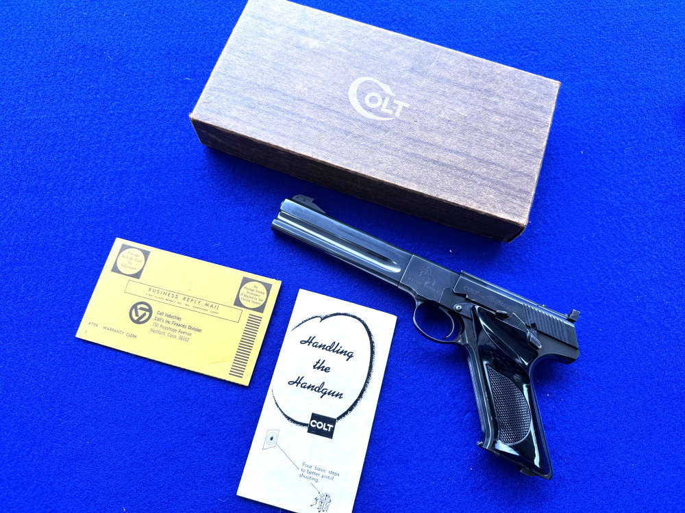 1957 In Box Colt Woodsman Match Target Model 3rd Series .22LR Heavy Barrel-img-42