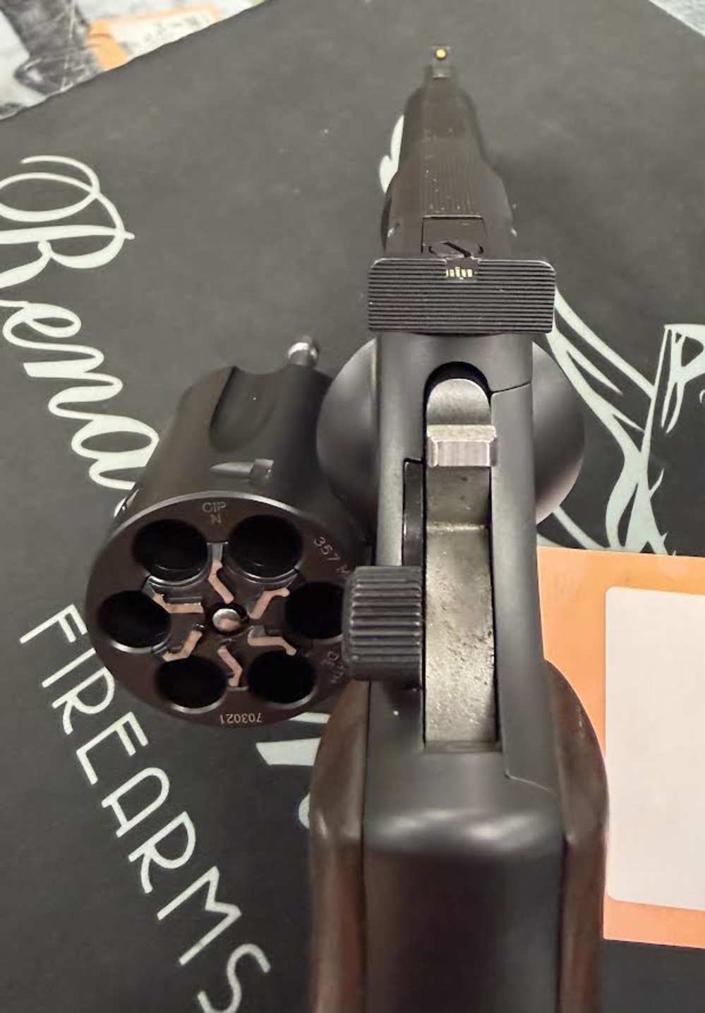 KORTH MONGOOSE 4'' .357MAG REVOLOVER W/ QUICK CHANGE 9MM CYLINDER + ZIP BAG-img-3