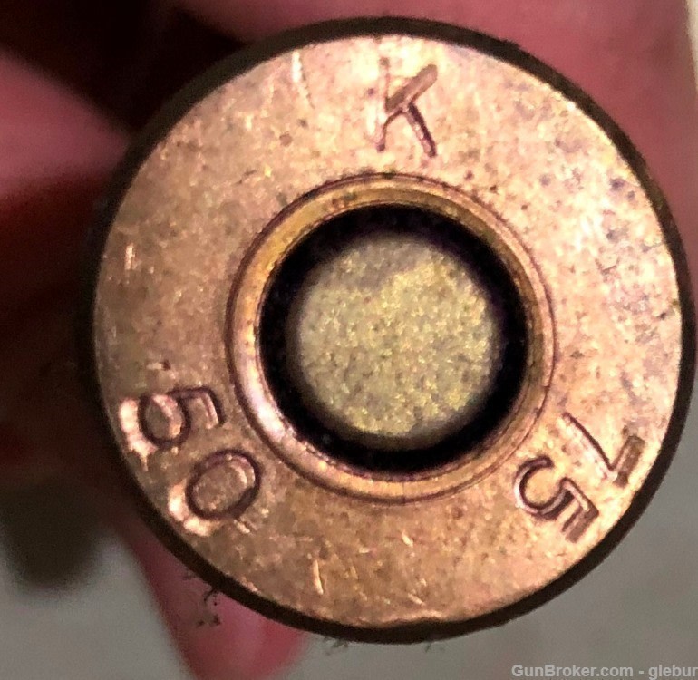 Ammo Vintage Headstamp Read :K 75 50 -img-1