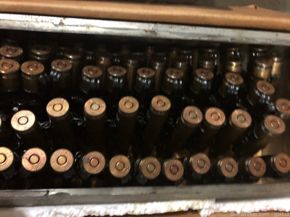 Ammo British Belted 50 Bmg Ball . Headstamp K 75 .50.British 72 Rounds. -img-1