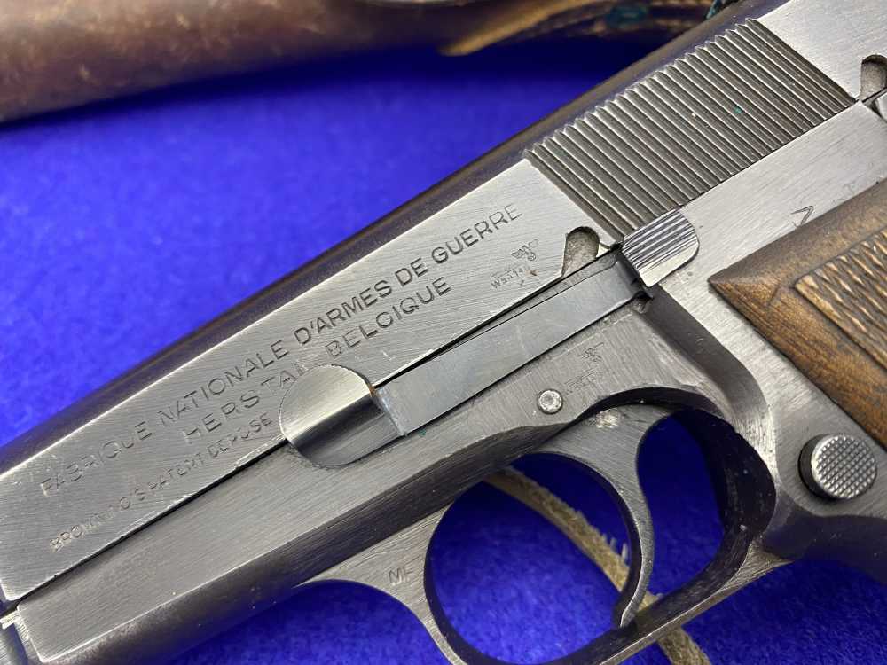 Early German Browning Hi-Power 9mm 4.7" *LOW FOUR DIGIT SERIAL NUMBER*-img-7