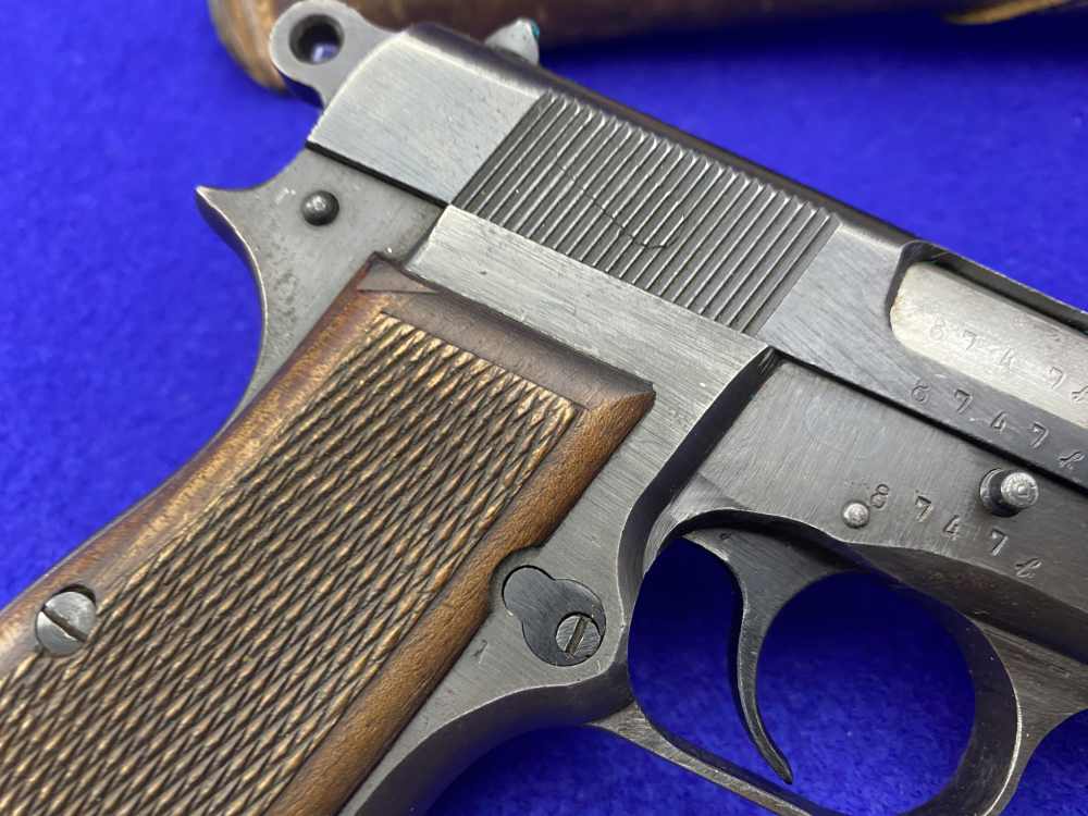 Early German Browning Hi-Power 9mm 4.7" *LOW FOUR DIGIT SERIAL NUMBER*-img-15