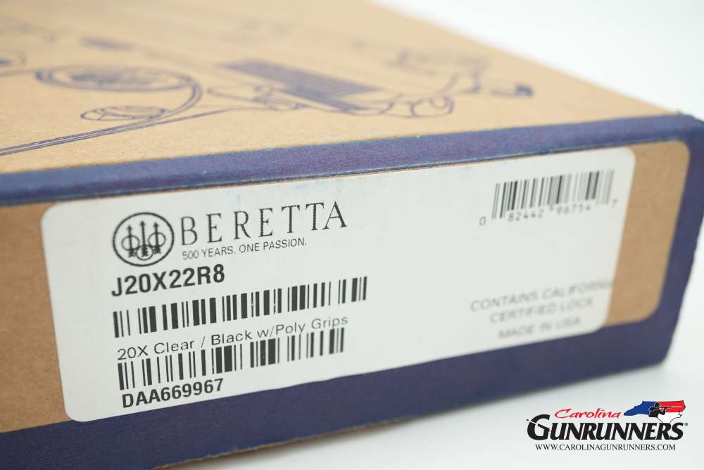 Beretta Model 20X Stainless Black Semi Auto Pistol .22 LR 2.5" Barrel Box-img-35