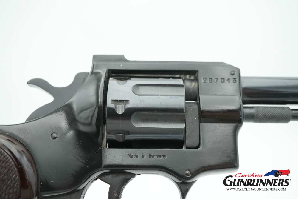German HW5 Revolver .22 LR 4" Barrel Blued Checkered Grips-img-23