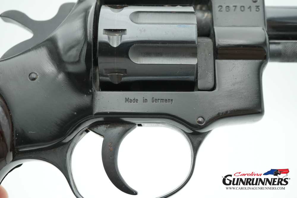 German HW5 Revolver .22 LR 4" Barrel Blued Checkered Grips-img-24