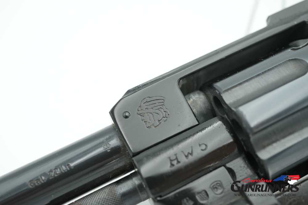 German HW5 Revolver .22 LR 4" Barrel Blued Checkered Grips-img-6